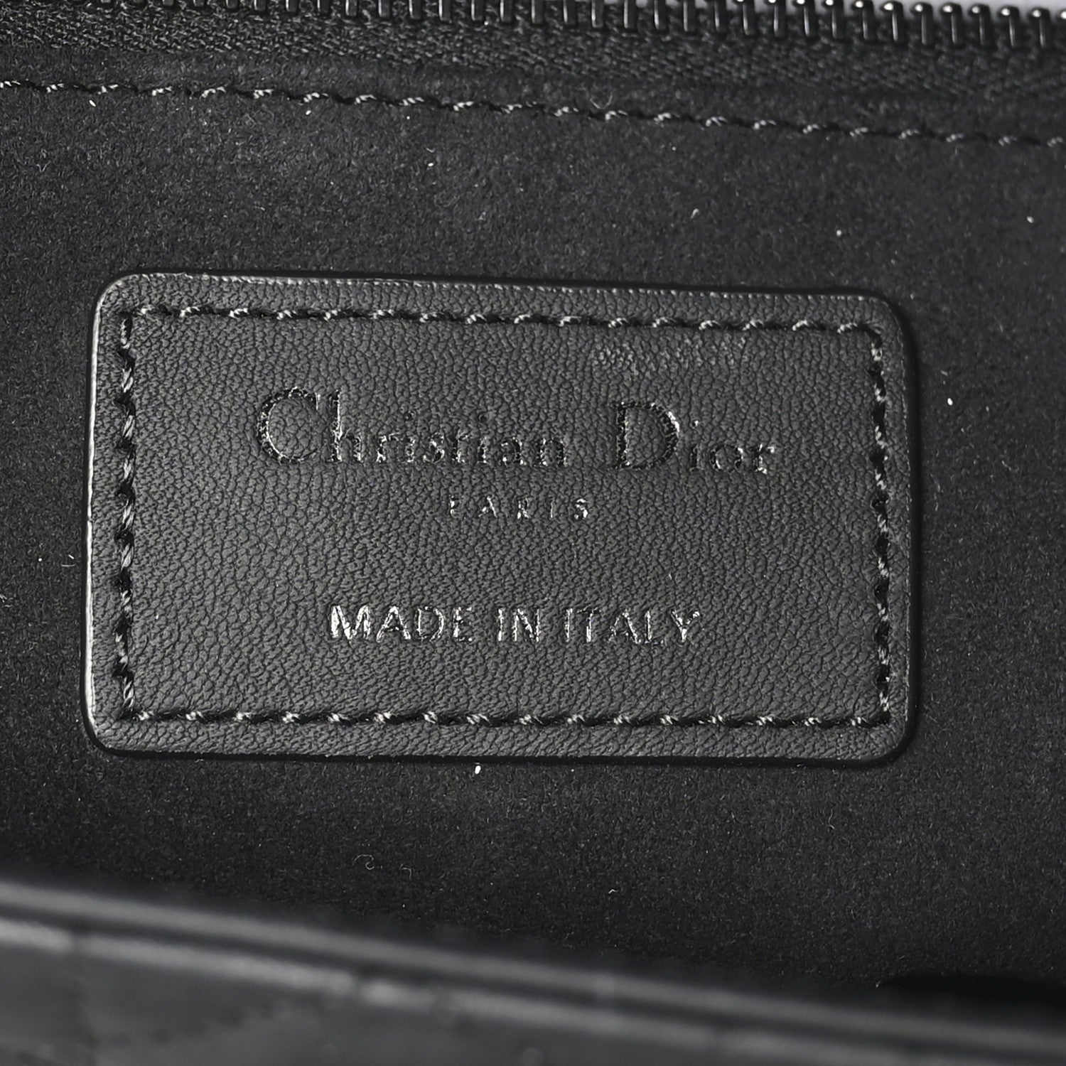 Christian Dior Ultra Matte Calfskin Cannage Medium Lady Dior Black 6 of 10