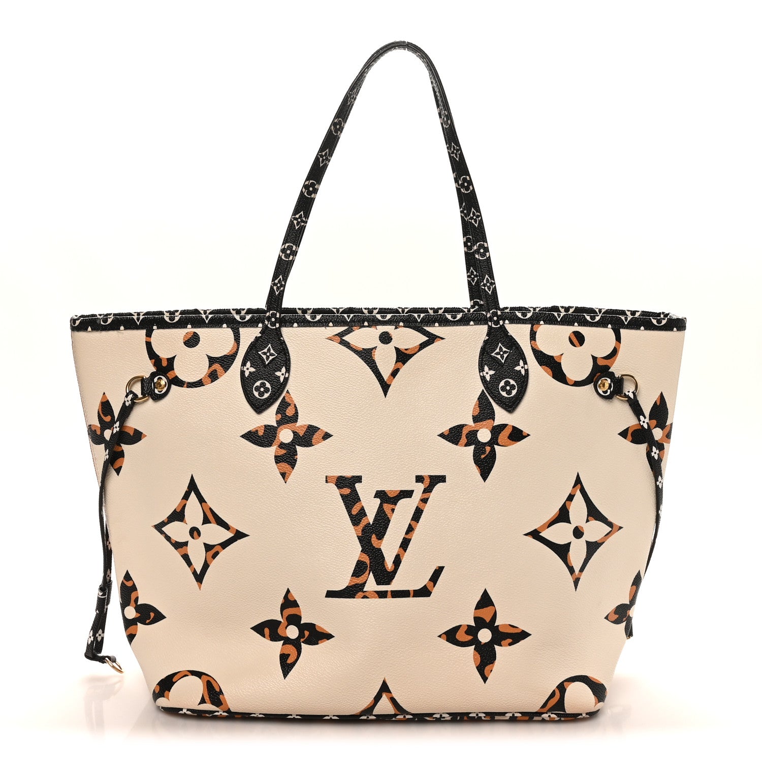 Louis Vuitton Monogram Giant Jungle Neverfull MM Ivory 1 of 10