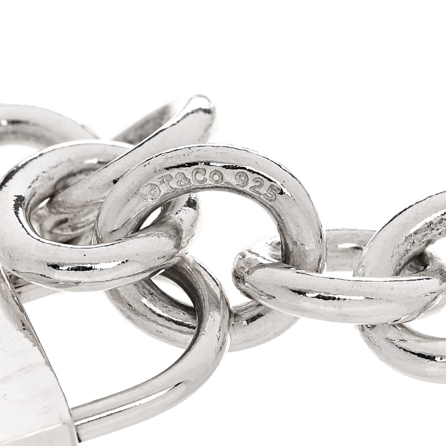 Sterling Silver Initial A Lock Charm Bracelet