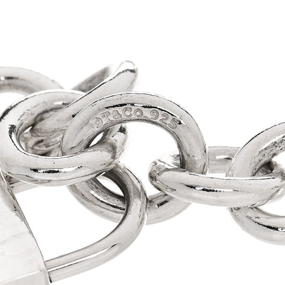 Tiffany Sterling Silver Initial A Lock Charm Bracelet 3 of 4
