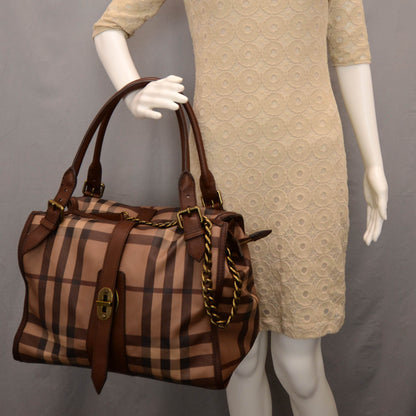 Burberry Smoked Check Chain Bag 2 of 8
