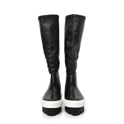 Givenchy Lambskin Platform Knee Boots 37 Black 2 of 7