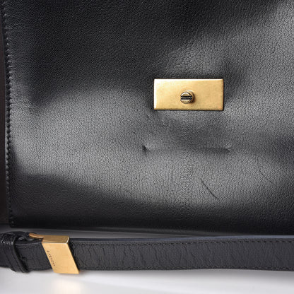 Givenchy Goatskin Suede Large GV3 Flap Black Grey 9 of 15