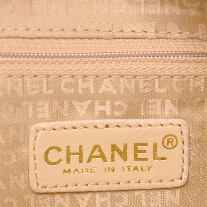 Chanel Lambskin Quilted CC Wristlet Beige 7 of 8
