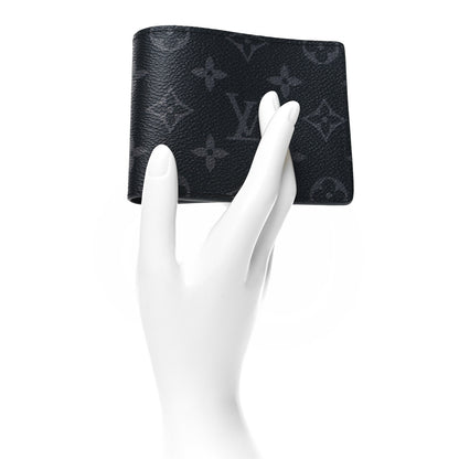 Louis Vuitton Monogram Eclipse Slender Wallet 2 of 8