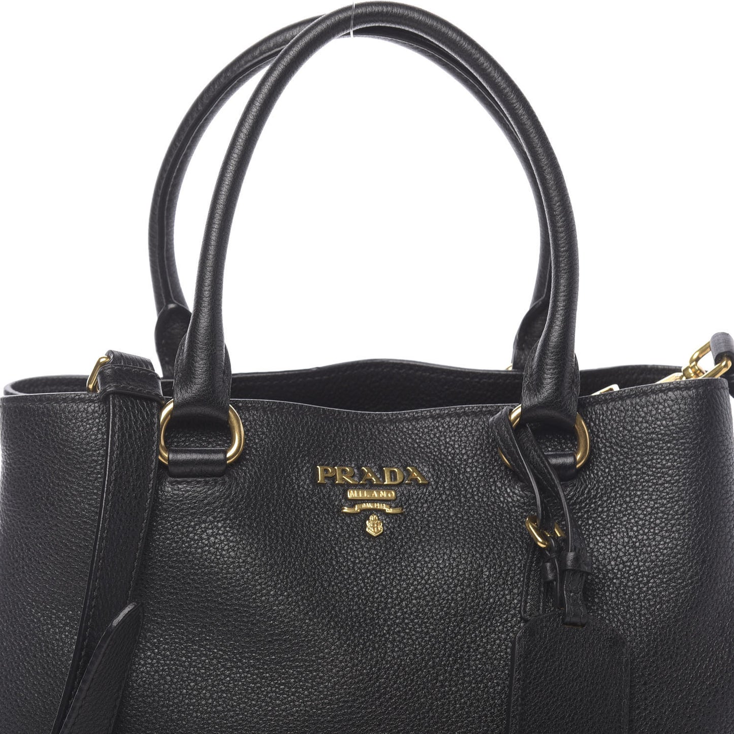 Vitello Daino Tote Black