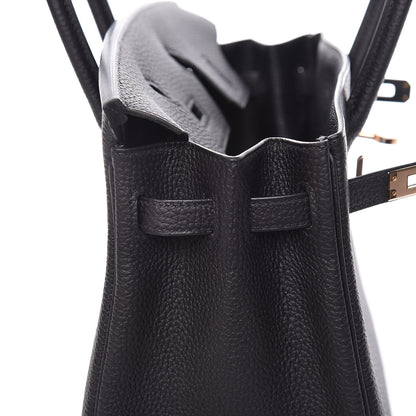 Hermes Togo Birkin 25 Black 17 of 37