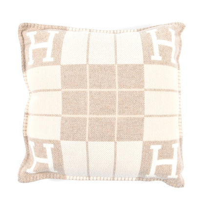 Hermes Wool Cashmere Avalon III Pillow PM Coco Camomille 1 of 3