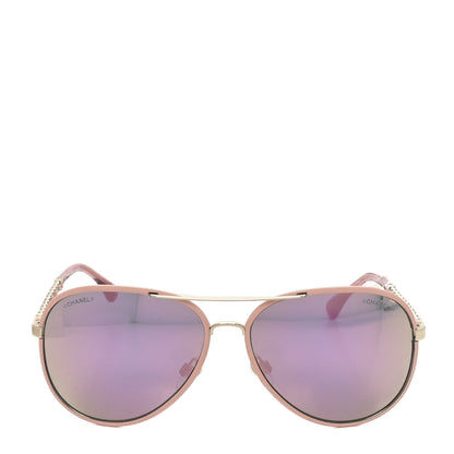 Chanel Pilot Winter Sunglasses 4219-Q Light Pink 2 of 7