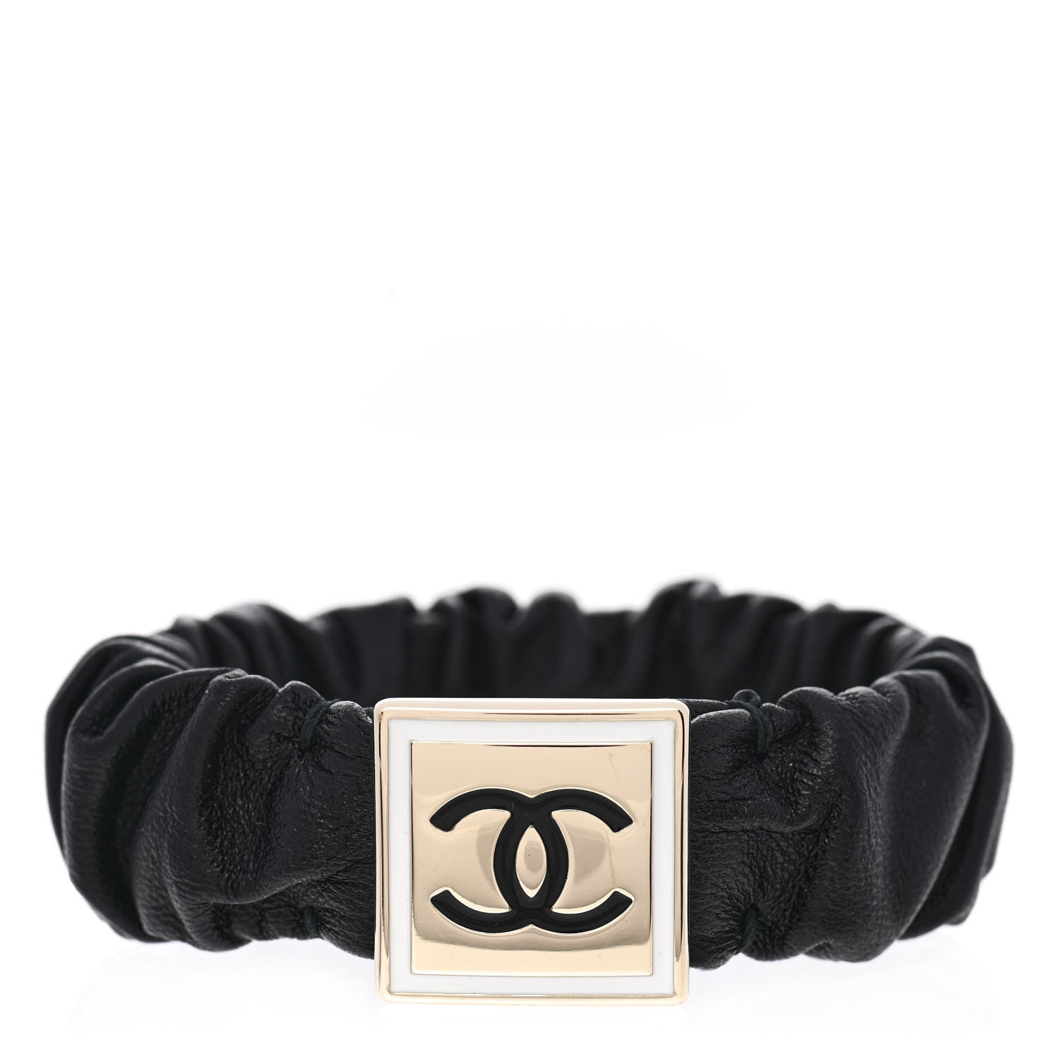 Chanel Lambskin CC Bracelet Black 1 of 4