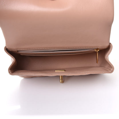 Chanel Lambskin Quilted Mini Top Handle Rectangular Flap Beige 7 of 12