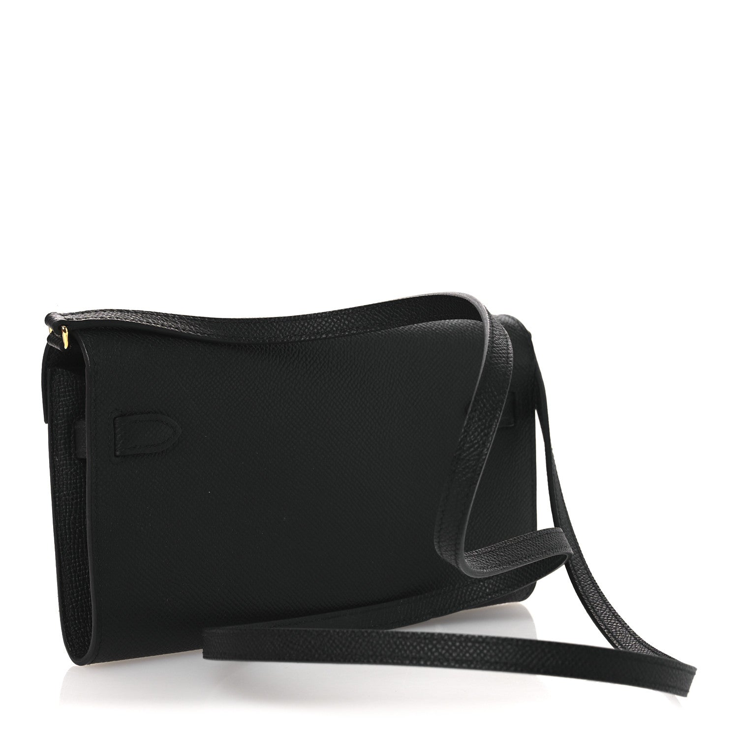 Hermes Epsom Kelly Wallet To Go Black 3 of 13