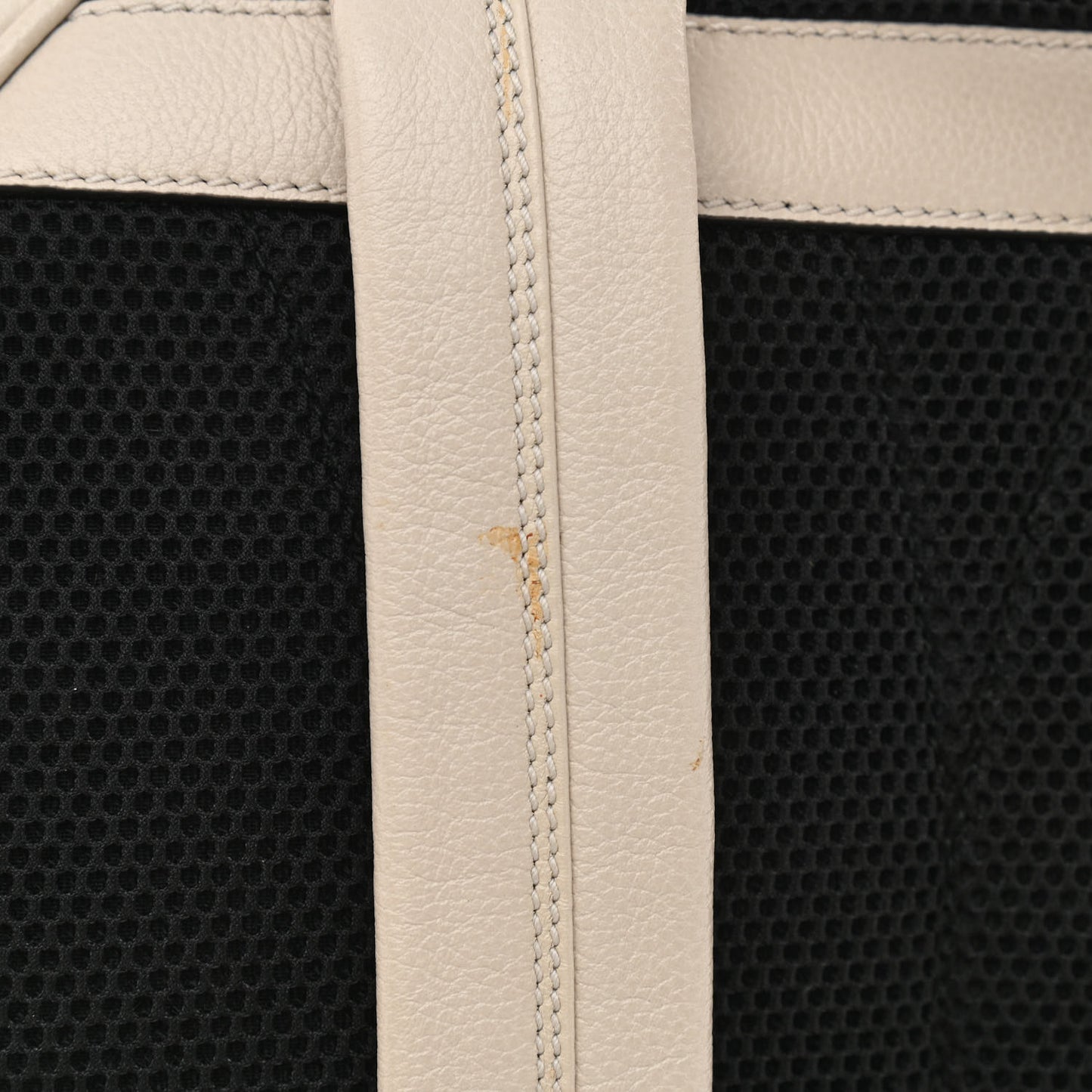 Calfskin Logo Day Backpack Mystic White