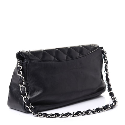 Chanel Lambskin Quilted CC Turnlock Flap Shoulder Bag Black 2 of 10