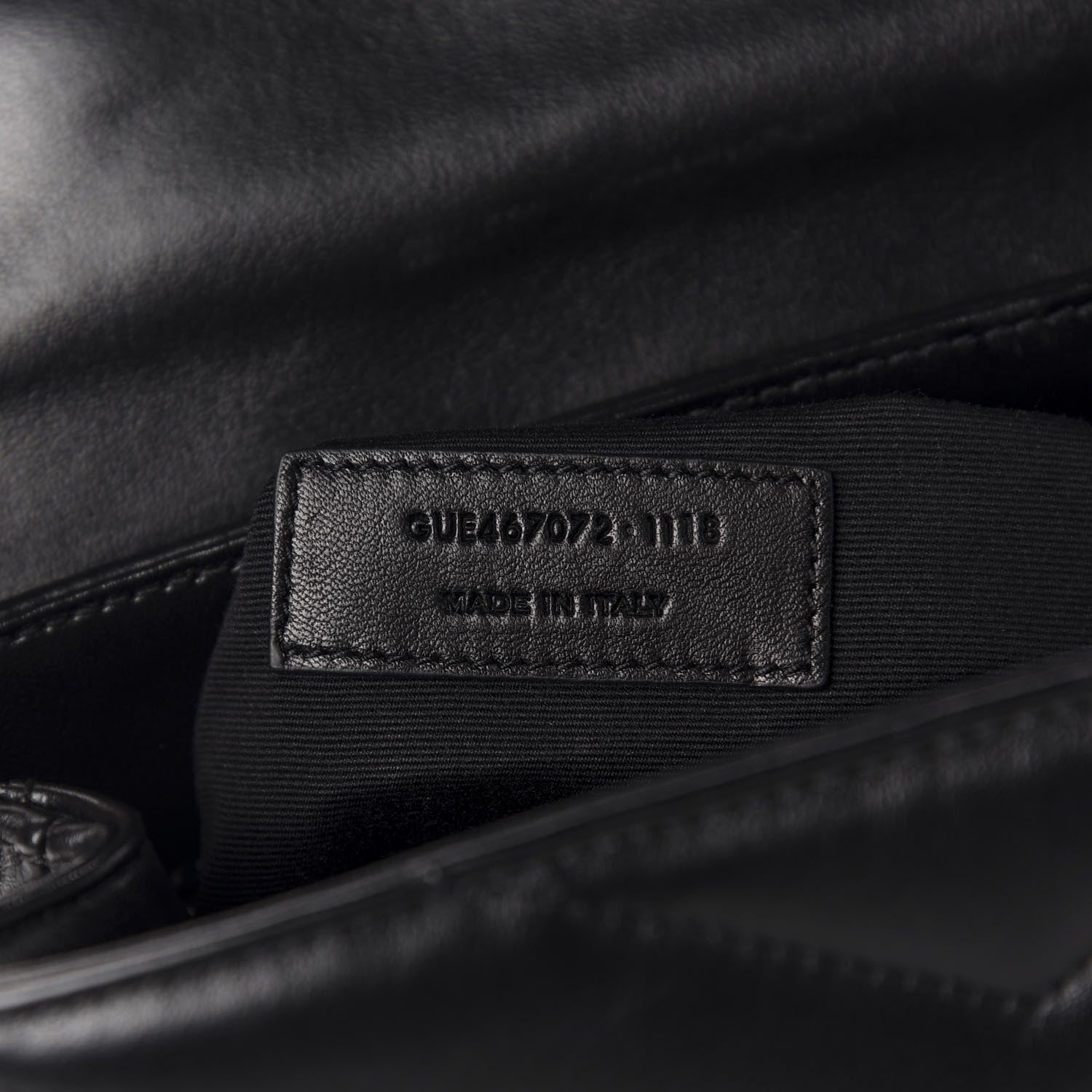 Saint Laurent Calfskin Y Quilted Monogram Toy Loulou Crossbody Bag Black 10 of 12