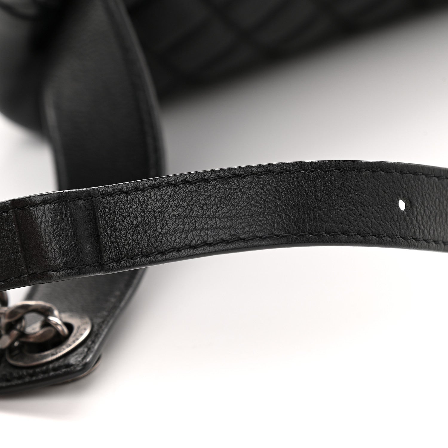 Chanel Calfskin Quilted Waist Bag Black 10 of 10