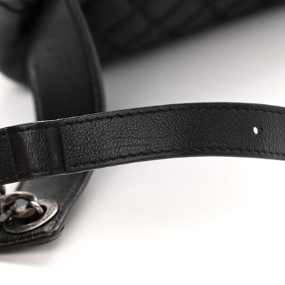 Chanel Calfskin Quilted Waist Bag Black 10 of 10