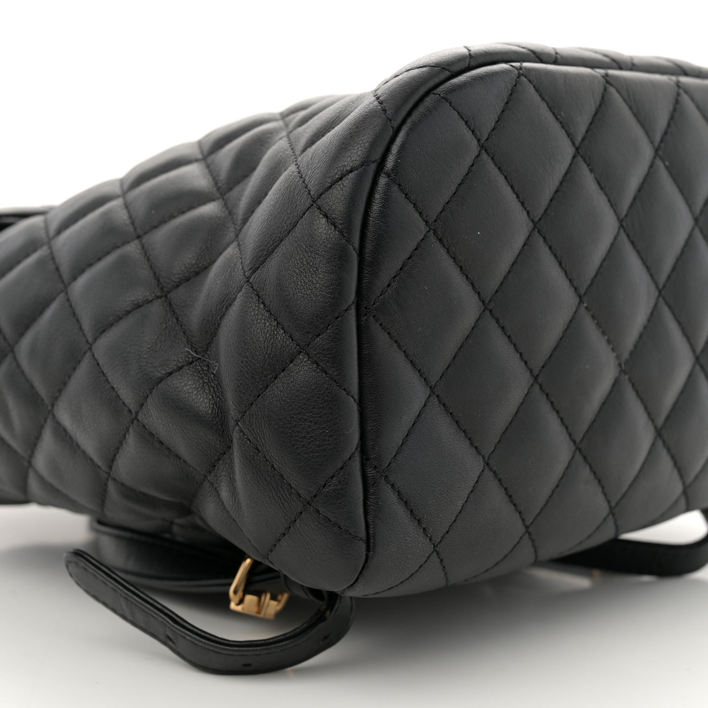 Calfskin Quilted Small Urban Spirit Backpack Black