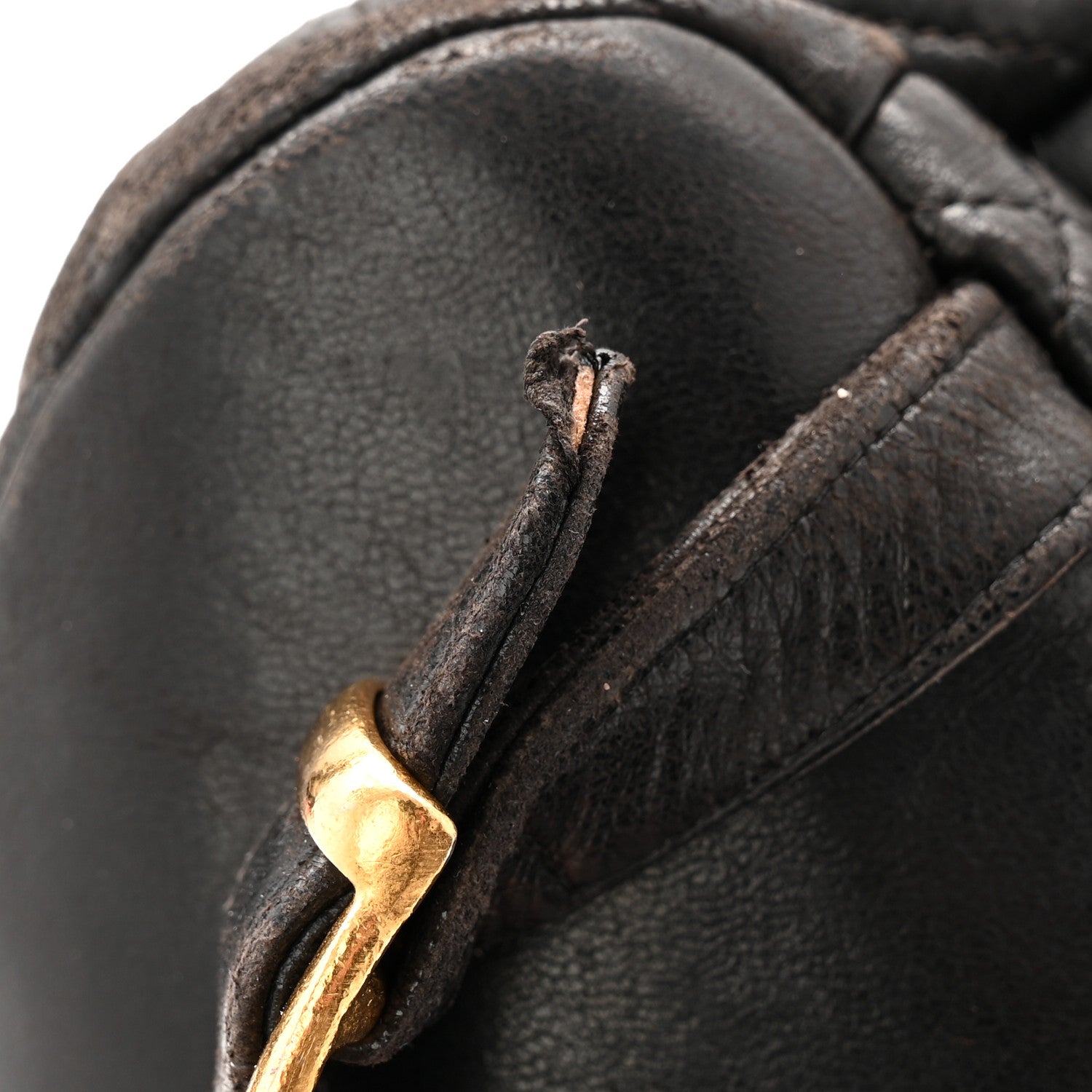 Chanel Lambskin Quilted Drawstring Backpack Black 22 of 23