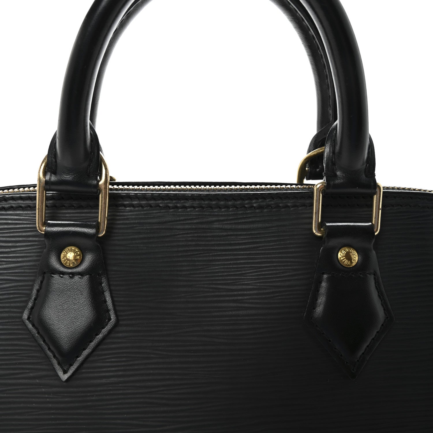 Louis Vuitton Epi Alma PM Black 7 of 9