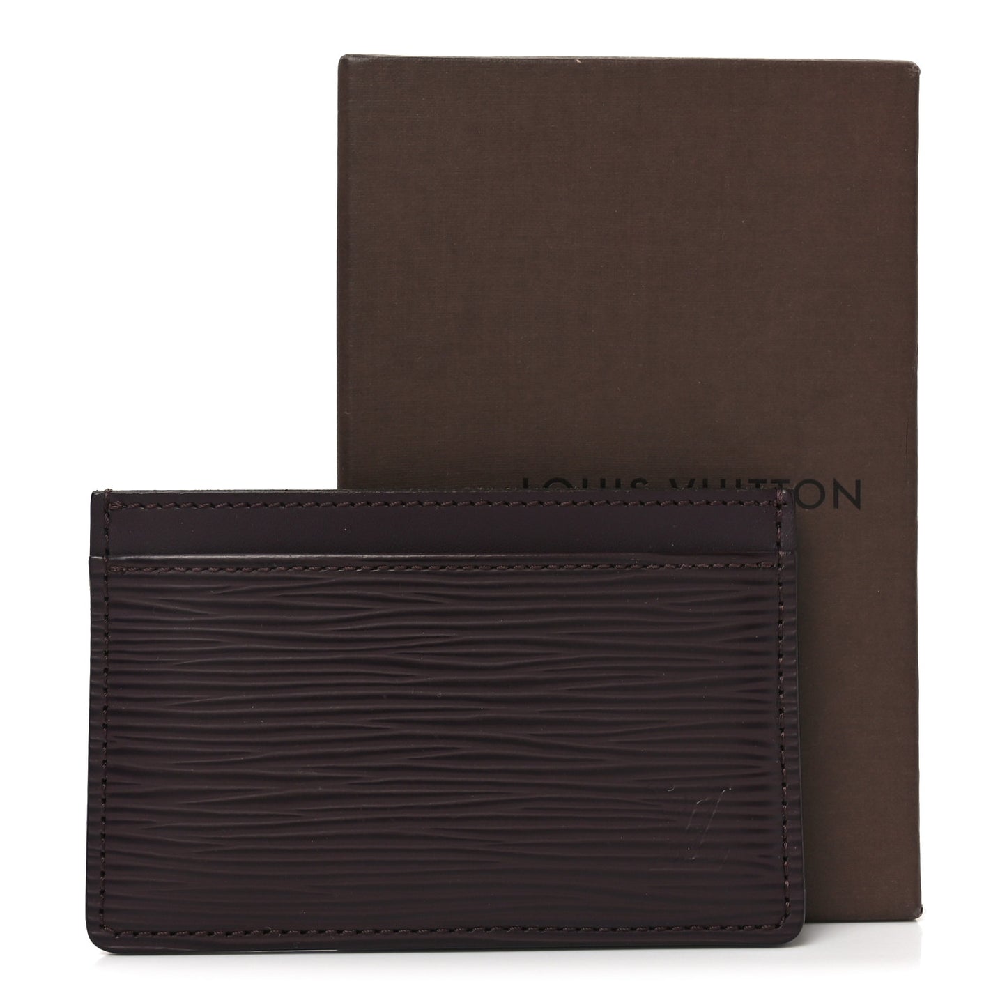 Epi Card Holder Moka