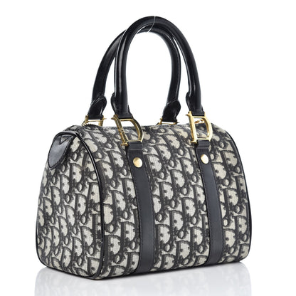 Christian Dior Monogram Boston Black 3 of 9