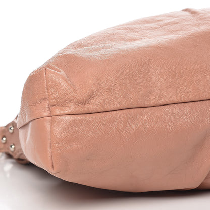 Fendi Lambskin Calfskin Romano Selleria Large Chef Shoulder Bag Pink 11 of 13