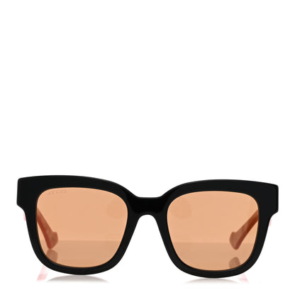 Gucci Rectangle 52mm Frame Sunglasses GG0998/S Black Pink 2 of 7