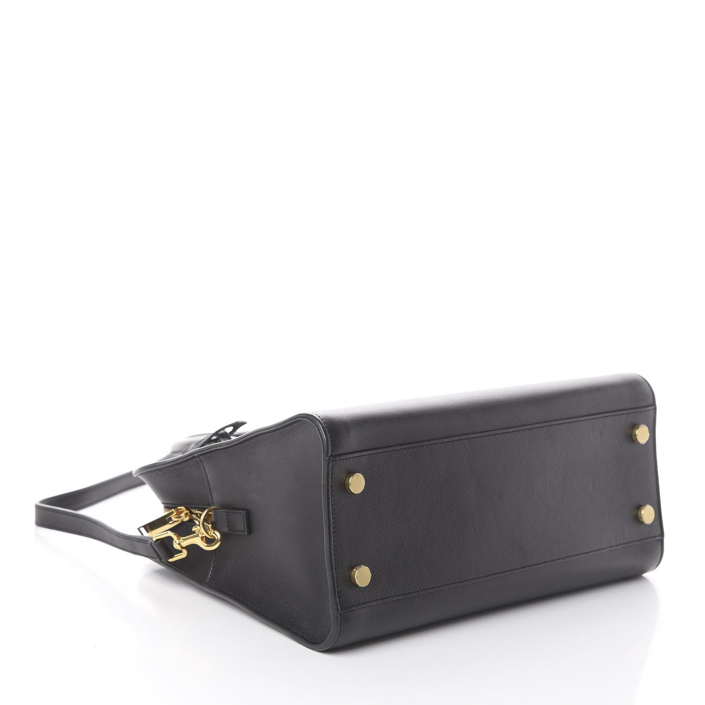 Smooth Calfskin Small Monogram Cabas Black