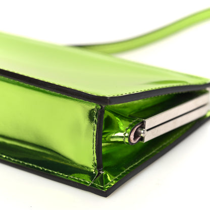 Jimmy Choo Metallic Patent Clutch Green 9 of 9