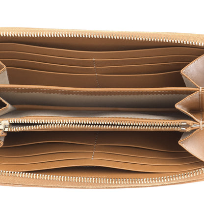 Mulberry Crocodile Embossed Zip Around Wallet Camel 5 of 8