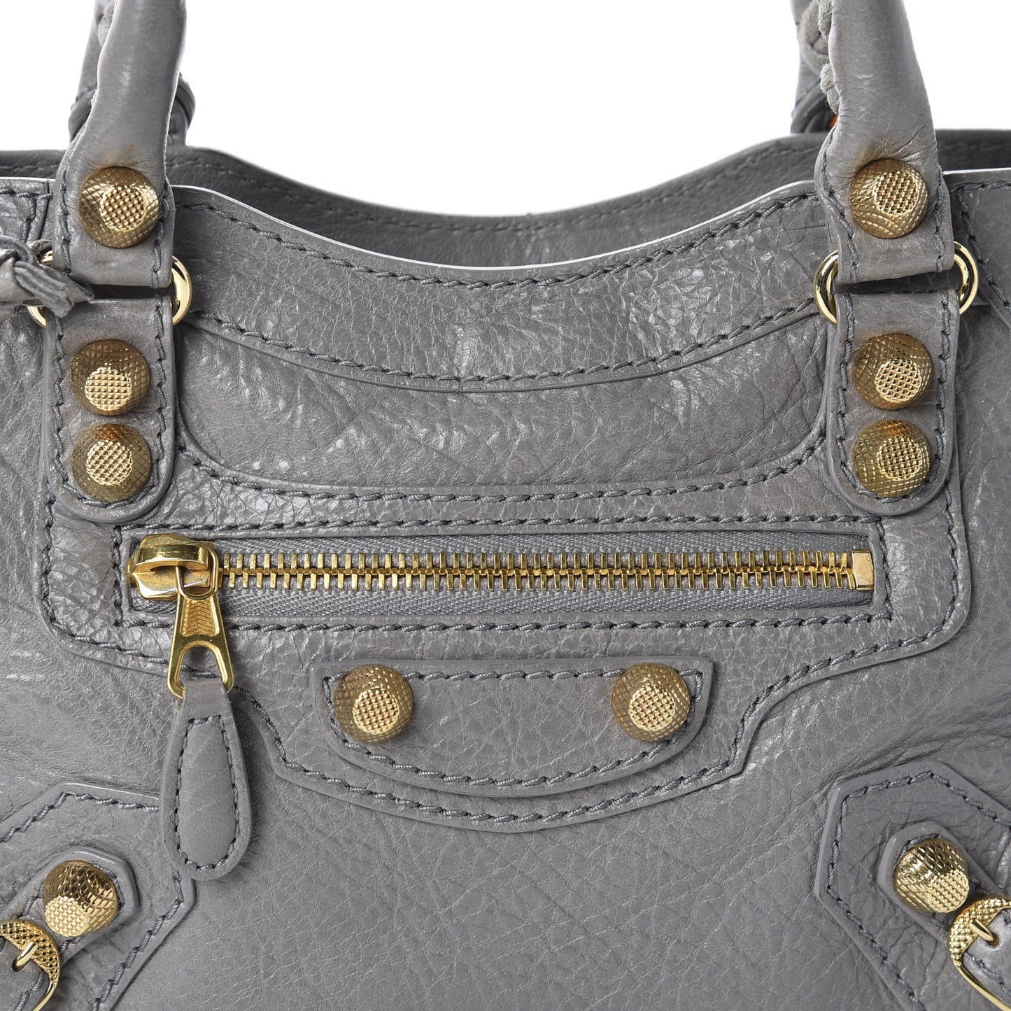 Agneau Giant 12 Gold Hardware Mini City Gris Pyrite