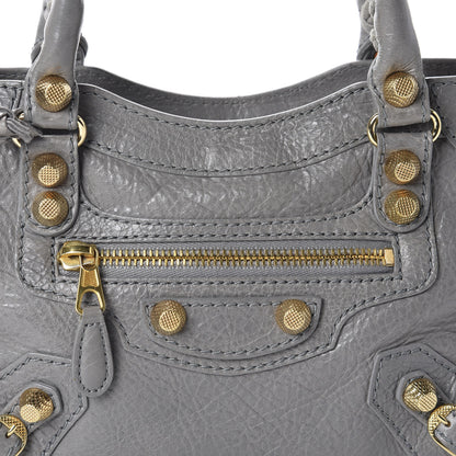 Balenciaga Agneau Giant 12 Gold Hardware Mini City Gris Pyrite 11 of 11