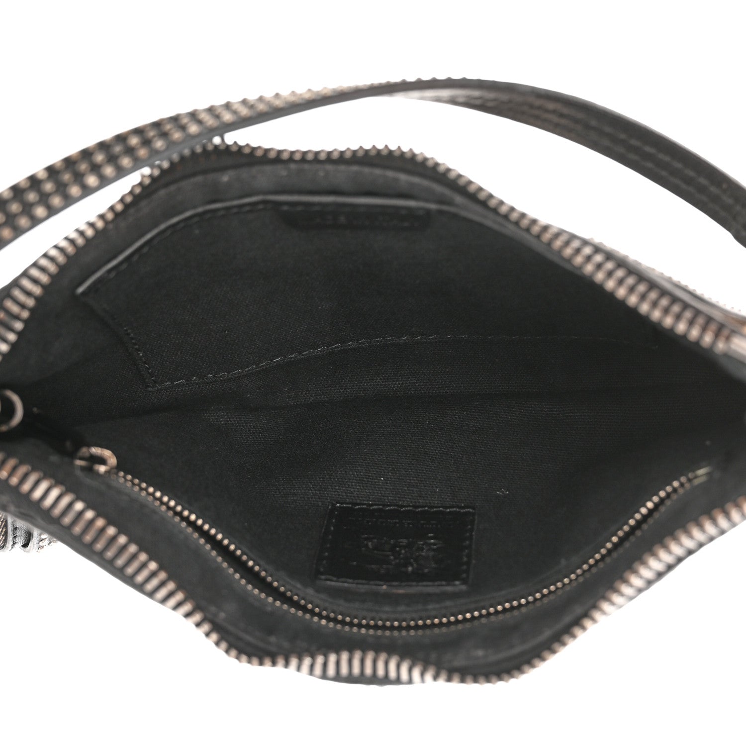 Burberry House Check Studded Pochette Black 4 of 10