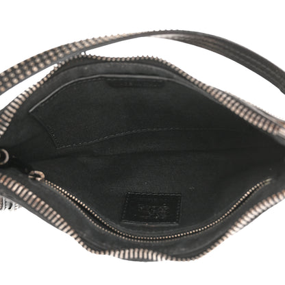 Burberry House Check Studded Pochette Black 4 of 10