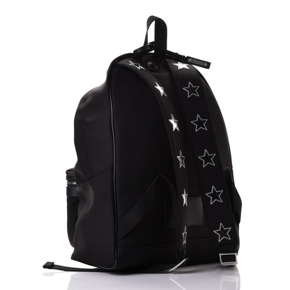 Saint Laurent Canvas Stars Print Hunting Backpack Black Silver 4 of 6