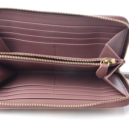Burberry Haymarket Check Large Ziggy Zip Around Wallet Dusty Pink 4 of 5