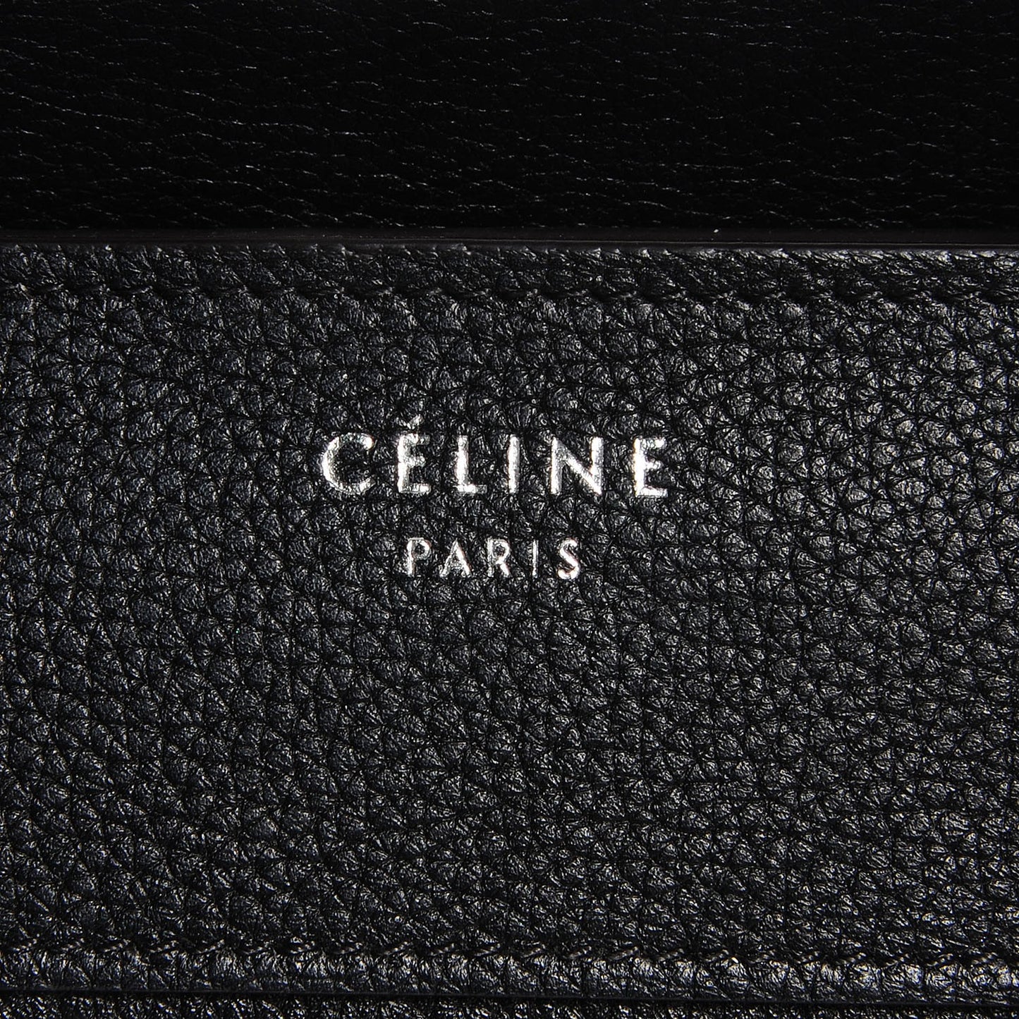Drummed Calfskin Mini Luggage Black