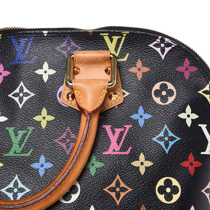 Louis Vuitton Monogram Multicolor Alma Black 9 of 10