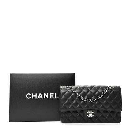 Chanel Caviar Quilted Medium Double Flap Black 11 of 11