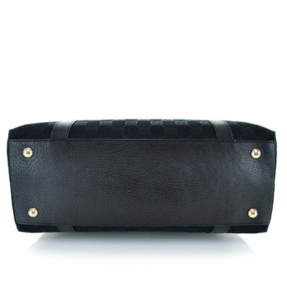 Gucci Monogram Abbey Medium Tote Black 6 of 12