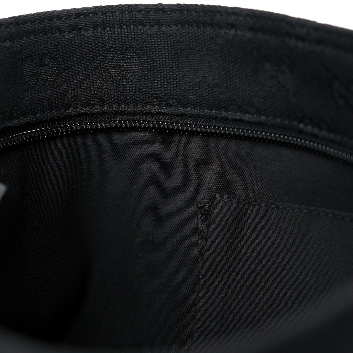 Monogram Web Small Flat Messenger Crossbody Black