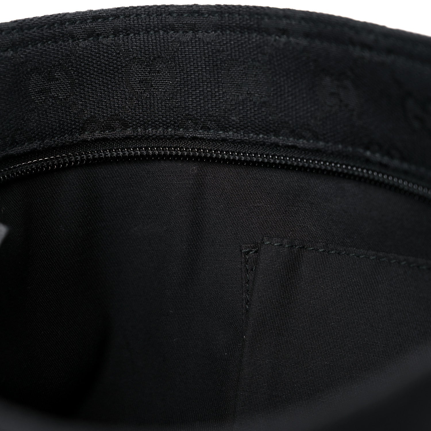Gucci Monogram Web Small Flat Messenger Crossbody Black 10 of 15