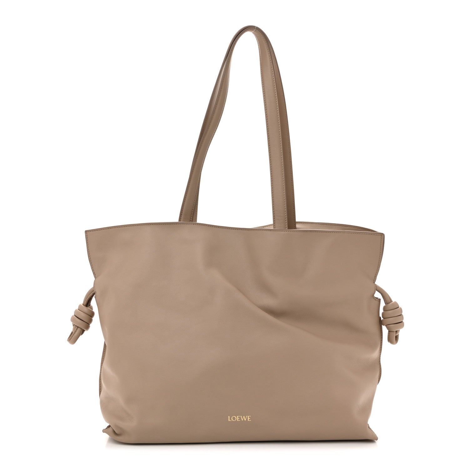 Loewe Calfskin Large Flamenco Knot Bag Sand 1 of 10