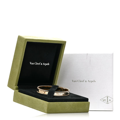 Van Cleef & Arpels 18K Yellow Gold Perlee Signature Bangle Bracelet S 4 of 4