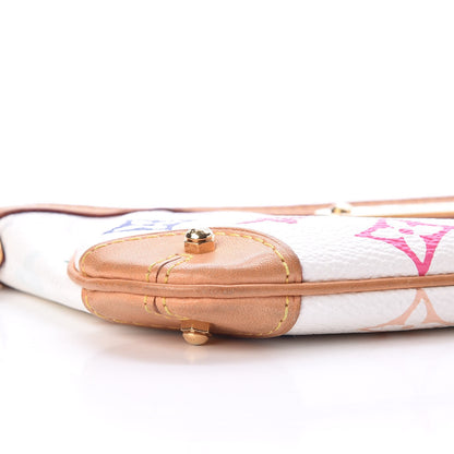Louis Vuitton Monogram Multicolor Pochette Milla MM White 5 of 9