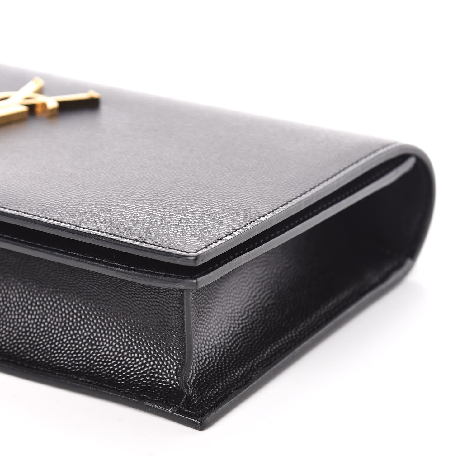 Saint Laurent Grain De Poudre Classic Monogram Kate Clutch Black 7 of 9