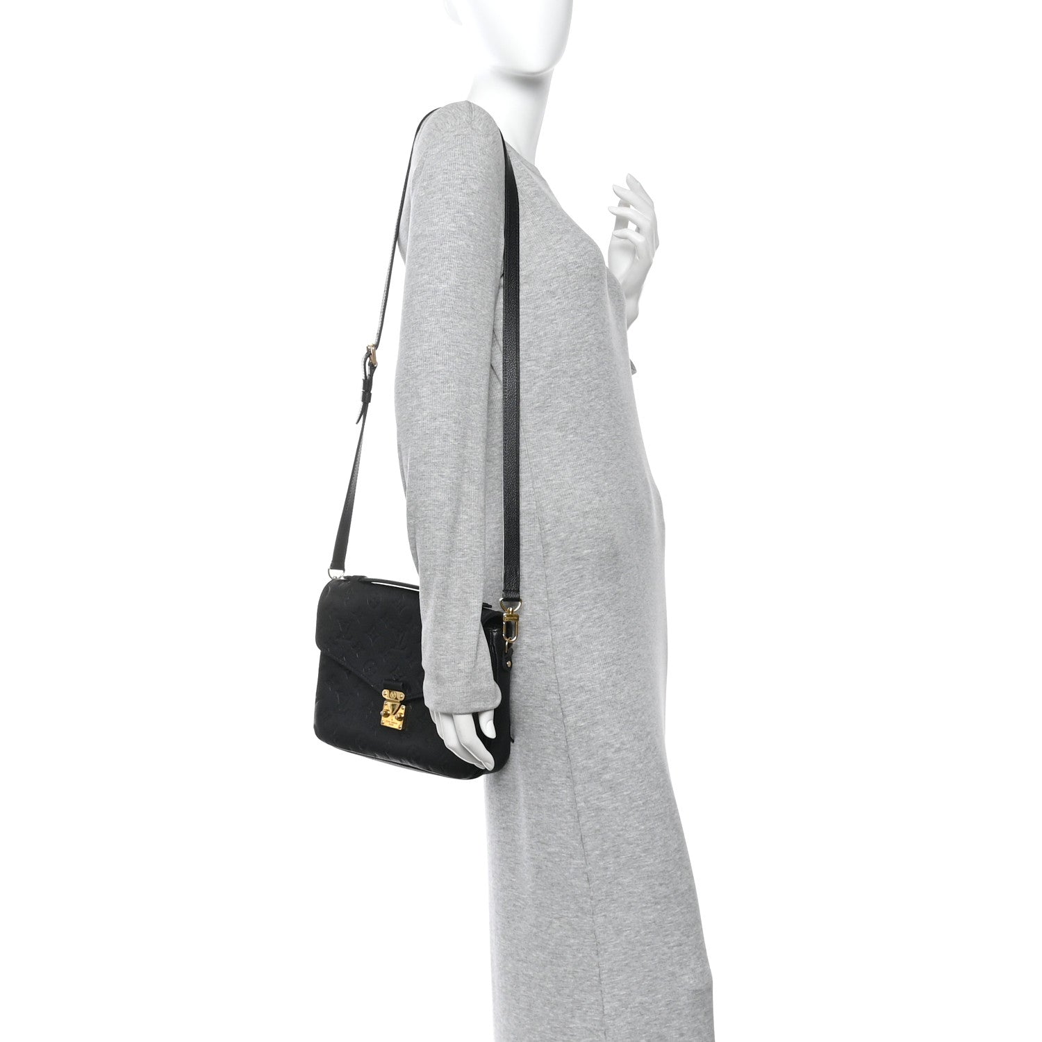 Louis Vuitton Empreinte Pochette Metis Black 2 of 16