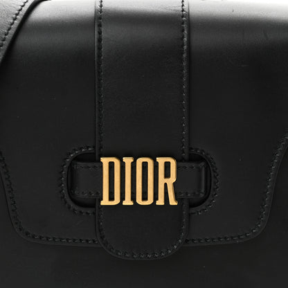 Christian Dior Calfskin D Fence Saddle Bag Black 8 of 11