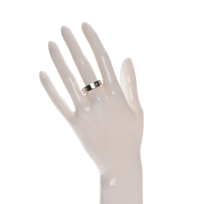 Cartier 18K White Gold 5.5mm LOVE Ring 58 8.25 2 of 5